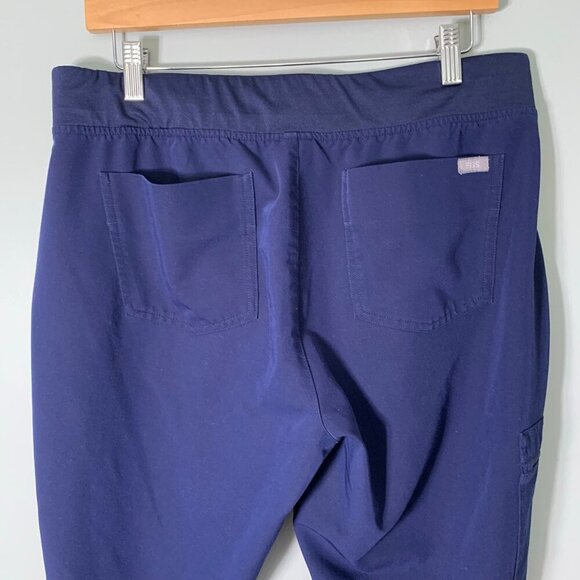 FIGS technical collection joggers pull on elastic waist blue ankle scrubs - Picture 5 of 9